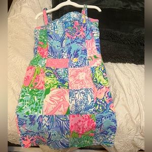Lilly Pulitzer Patchwork Skort/romper Dress